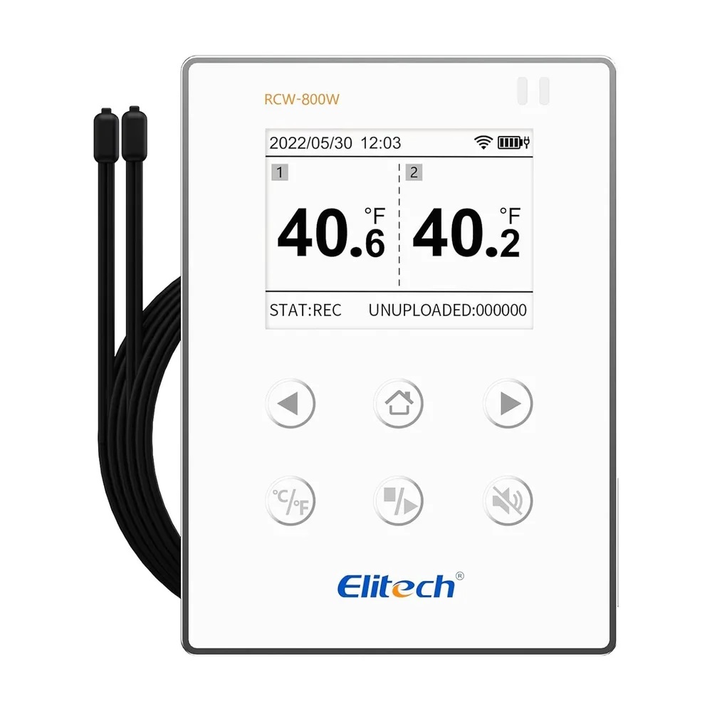 Elitech Rcw-800 Wifi Temperature And Humidity Data Logger, Rcw-800
