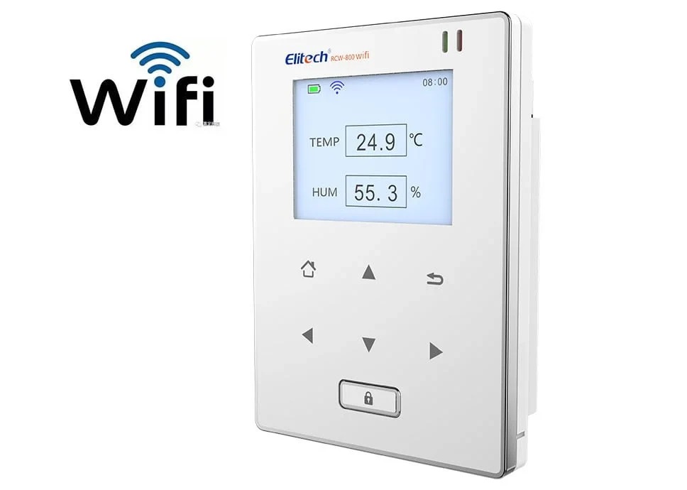 Elitech RCW-800 Wifi Temperature and Humidity Data Logger, RCW-800