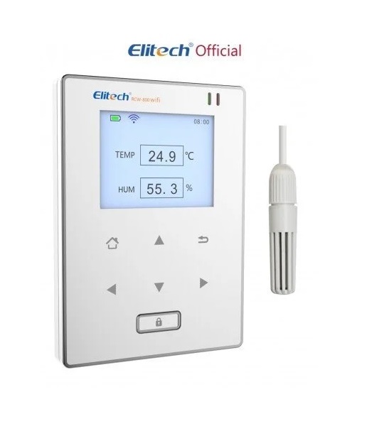Elitech RCW-800 Wifi Temperature and Humidity Data Logger, RCW-800