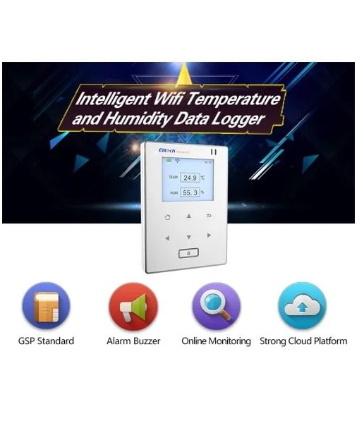 Elitech RCW-800 Wifi Temperature and Humidity Data Logger, RCW-800