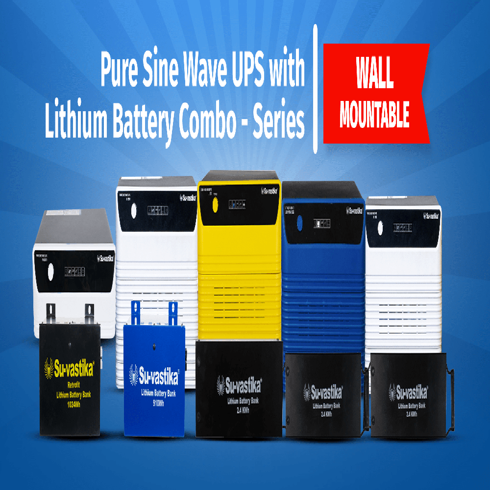 Suvastika Ups Pure Sine Wave Led 1350-12V - Back-Up Time: 36 Months