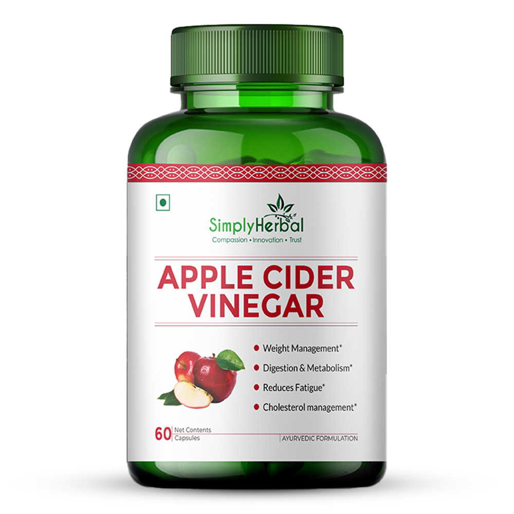Simply Herbal Organics Apple Cider Vinegar 500mg