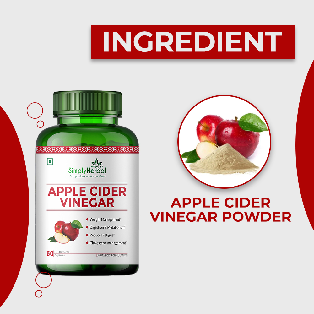 Simply Herbal Organics Apple Cider Vinegar 500mg