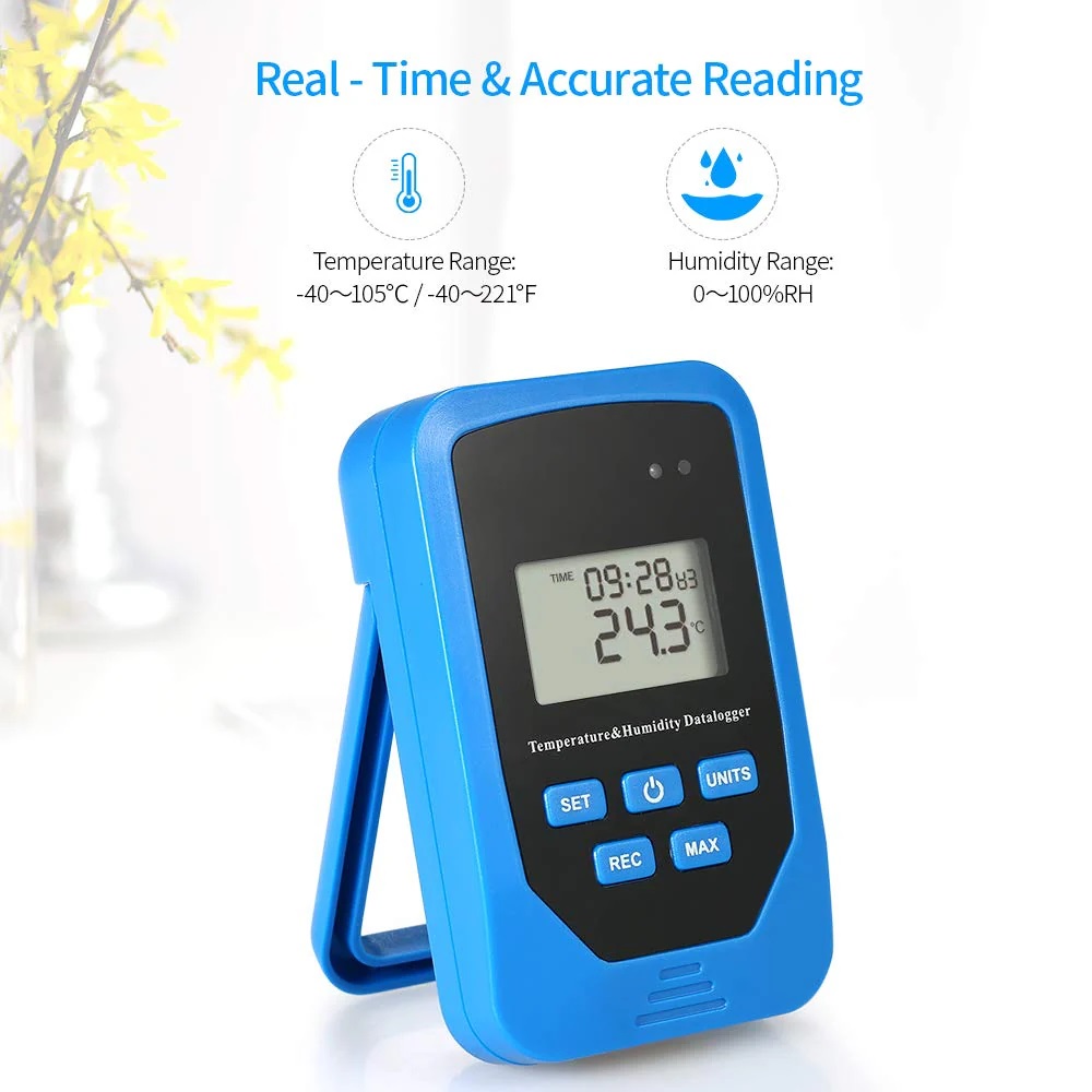 True Sense Digital Temperature Humidity Data Logger, TS-99
