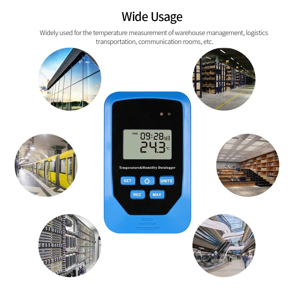 True Sense Digital Temperature Humidity Data Logger, TS-99