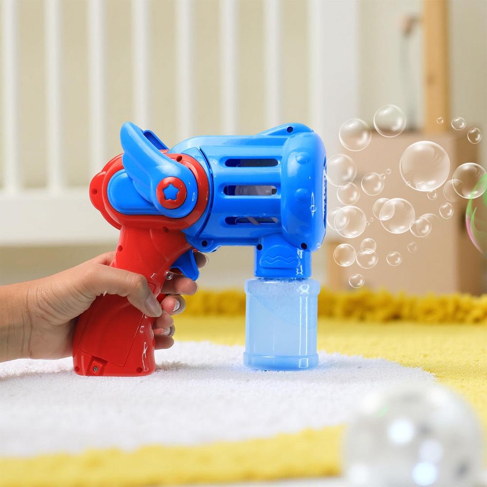 Rechargeable Bubble Gun Toy For Kids (1 Set) - Color: Mix