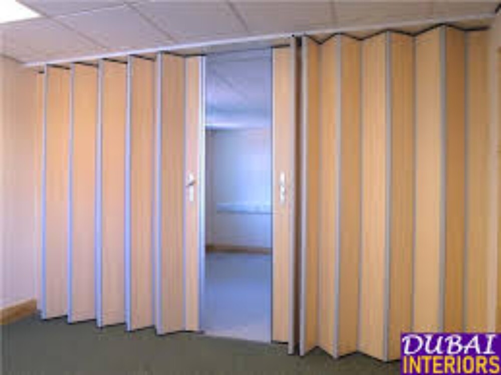 Pvc Folding Partition - Design: Accordion