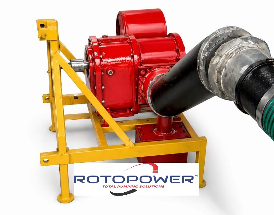 Rotopower Rotary Lobe Pump for Rain Water Clearance