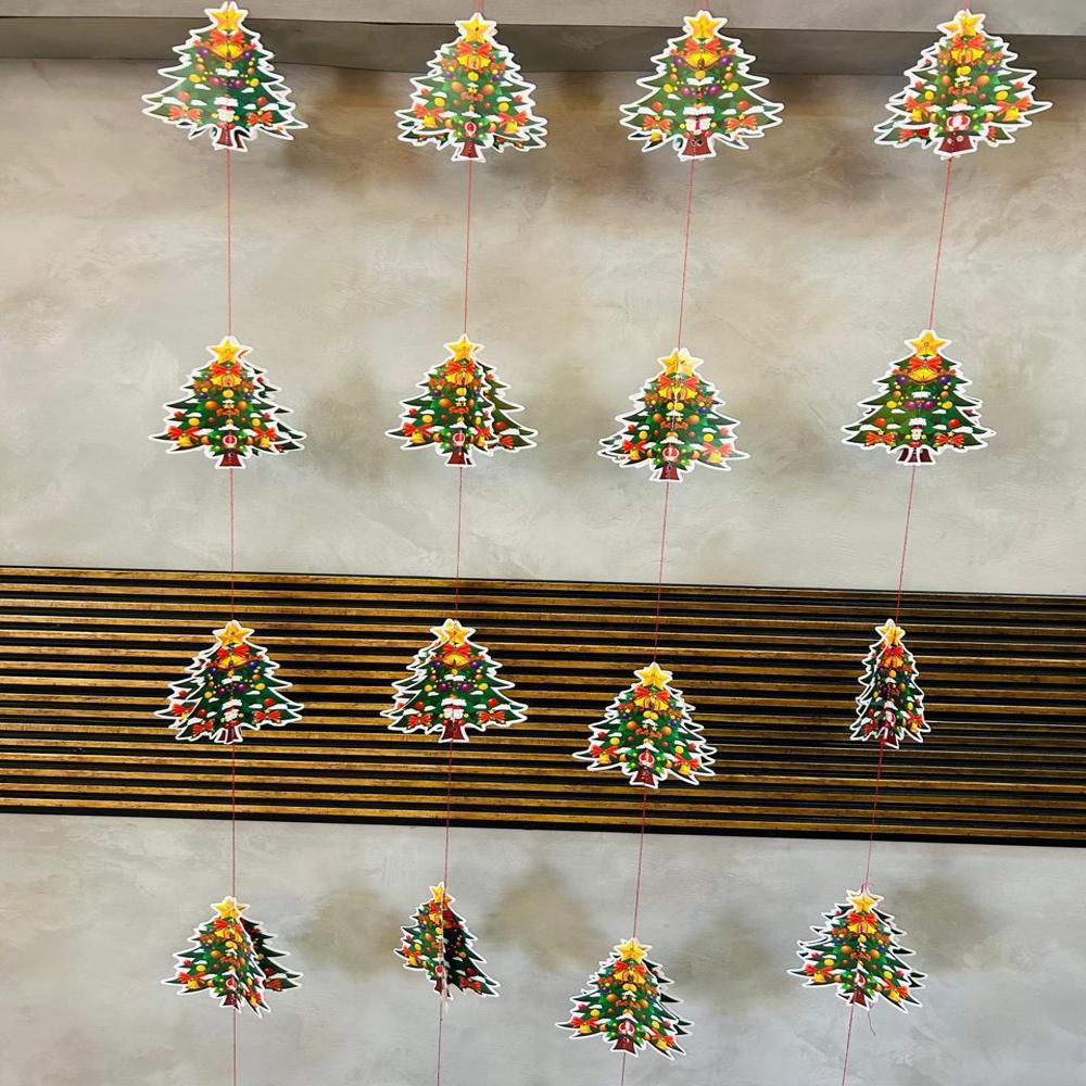 3d Mix Xmas Hanging - Color: Multi Color