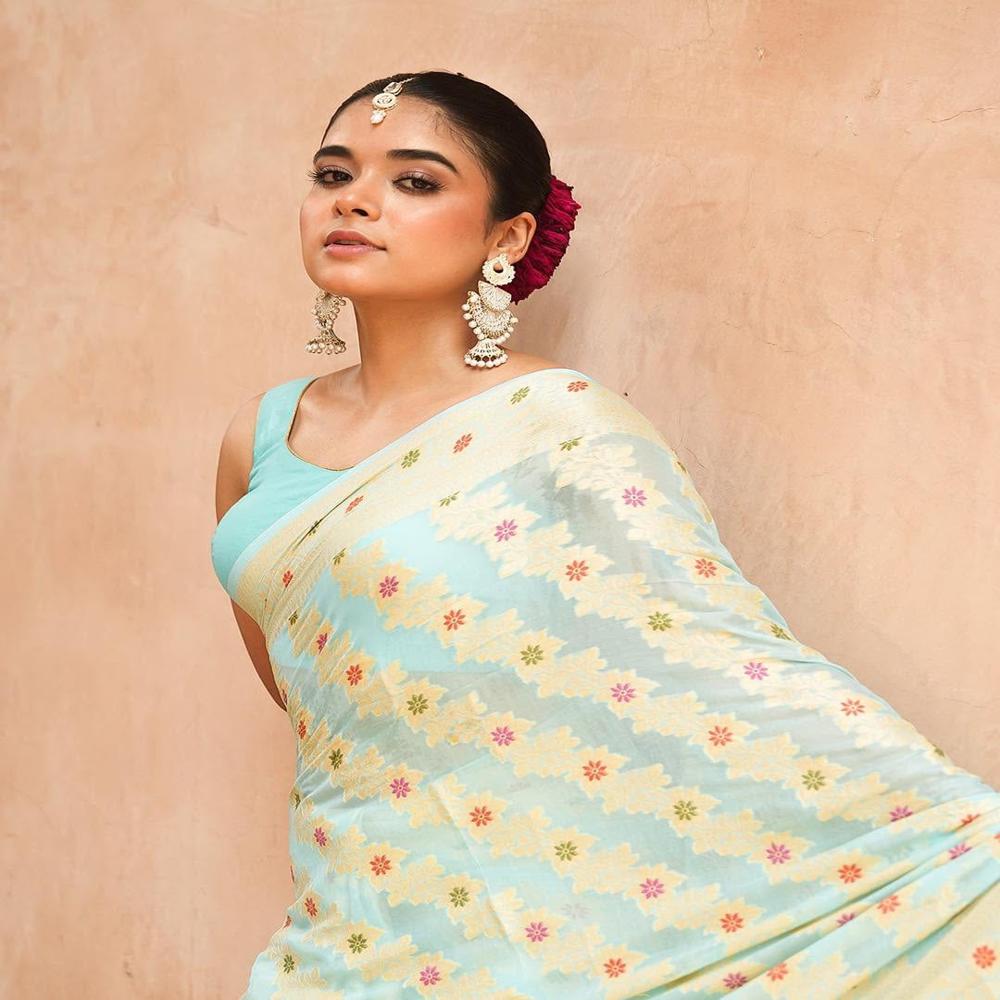 Pure khaddi chiffon dress material