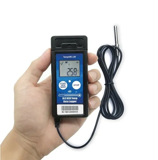 True Sense Tempu06 L Temperature Data Logger USB Portable Bluetooth Temperature Recorder, TempU06 L