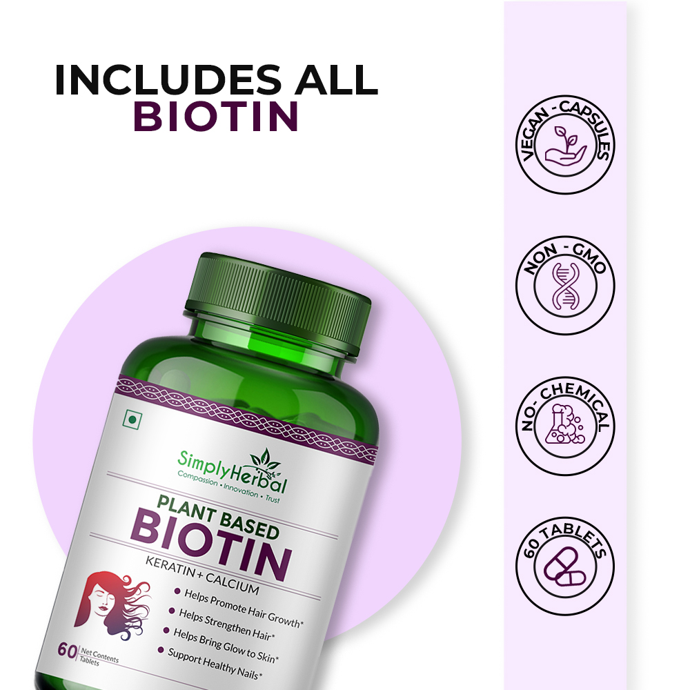 Biotin Tablet - Best Before: 24 Months