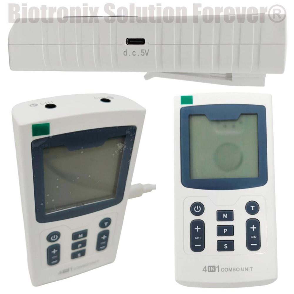 Portable 4 in 1 Physiotherapy Combo Device with TENS EMS IFT Therapy Modes