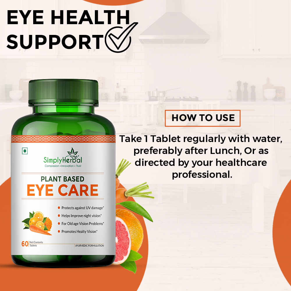 Simply Herbal Plant Based Eye Care Tablets