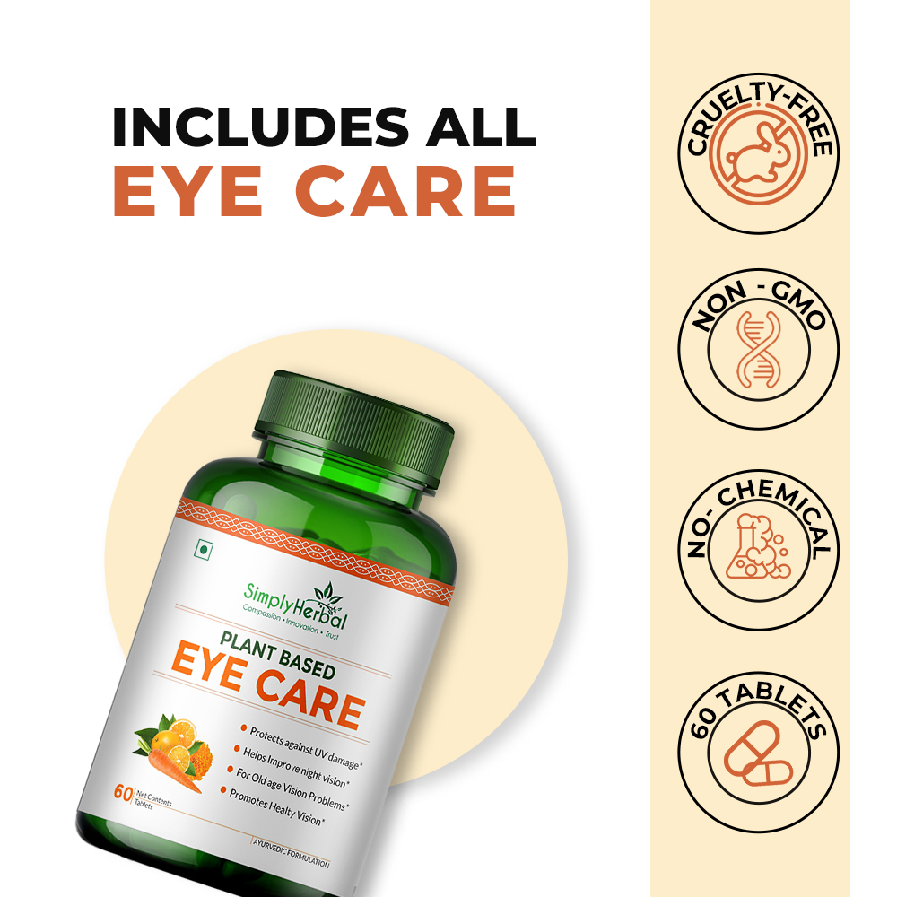 Simply Herbal Plant Based Eye Care Tablets