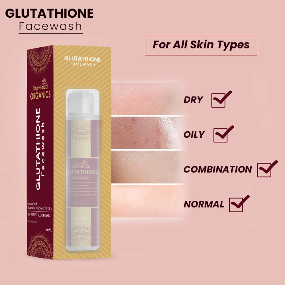 Glutathione facewash