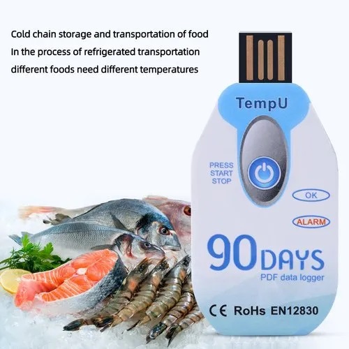 True Sense 90 Days Temperature Data Logger Disposable Temperature Recorder, TempU02-90