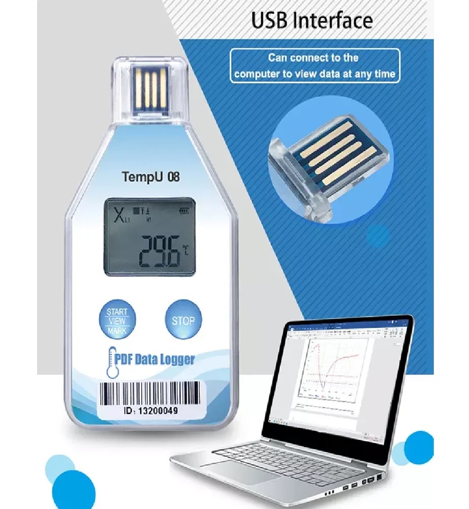 True Sense Temperature Data Logger Tempu08