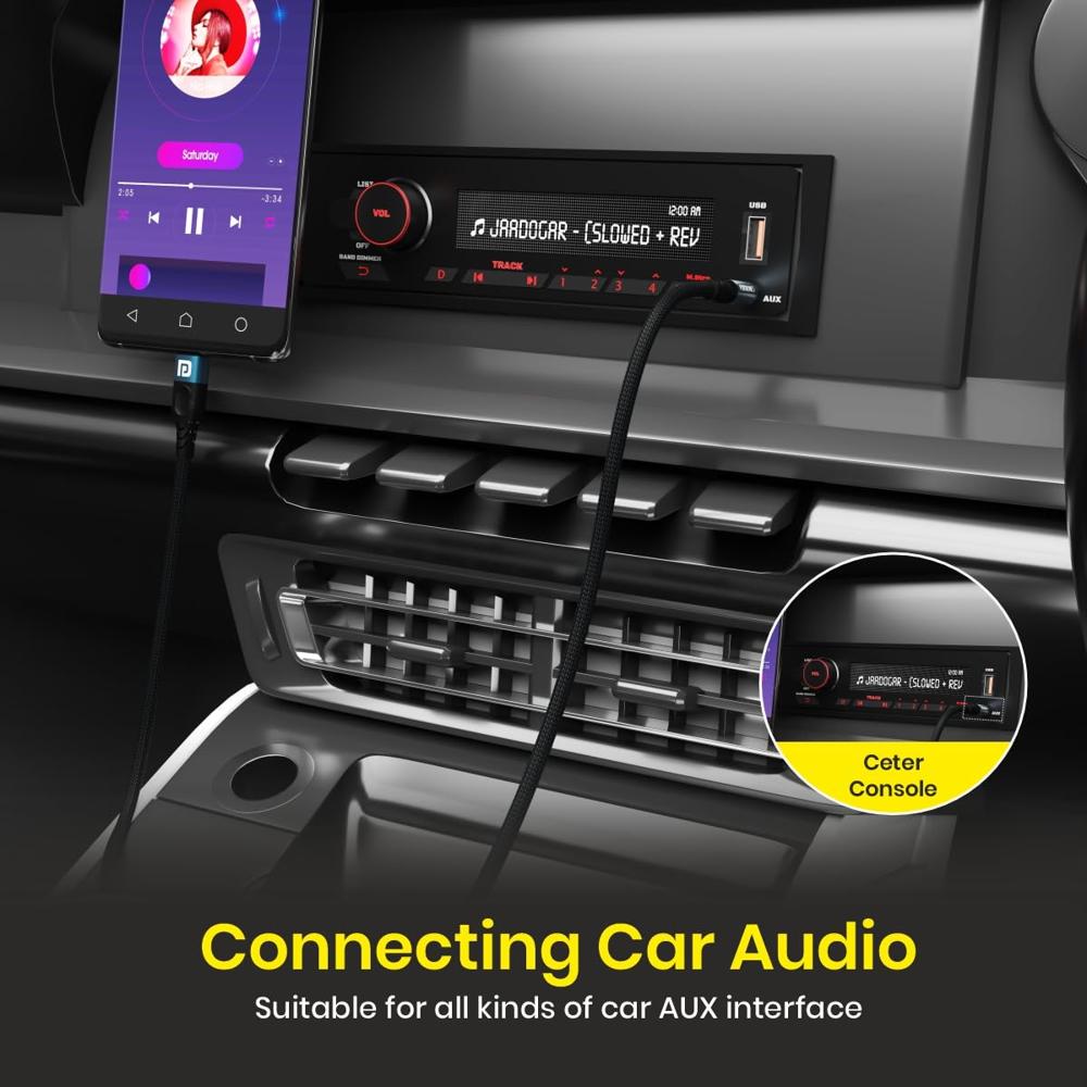Portronics iKonnect C MAX USB C to 3.5mm Audio Adapter Hi-Fi Stereo Type C to Aux Headphone