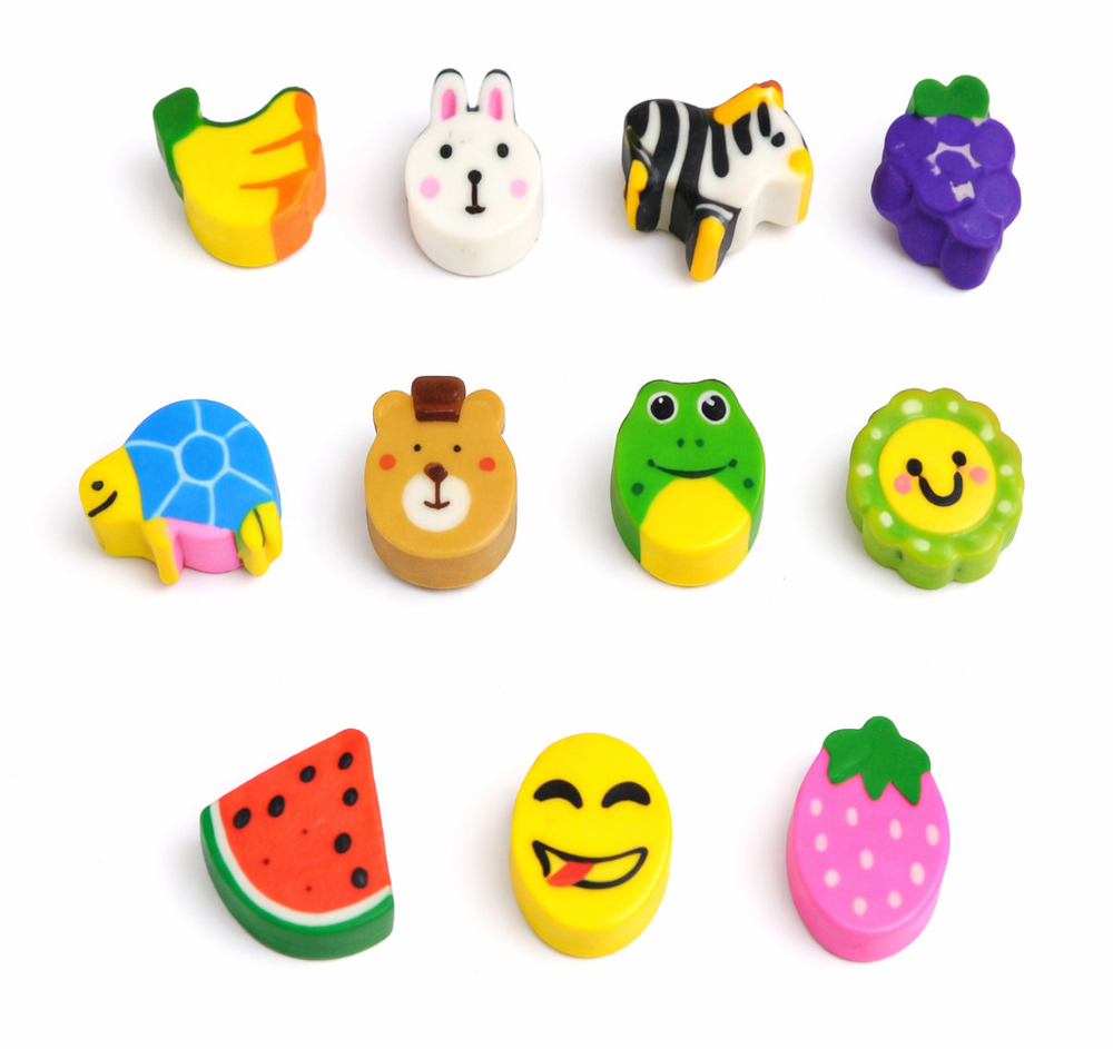 Promotional Mini Eraser Toy - Color: Multicolor (Assorted Colors)