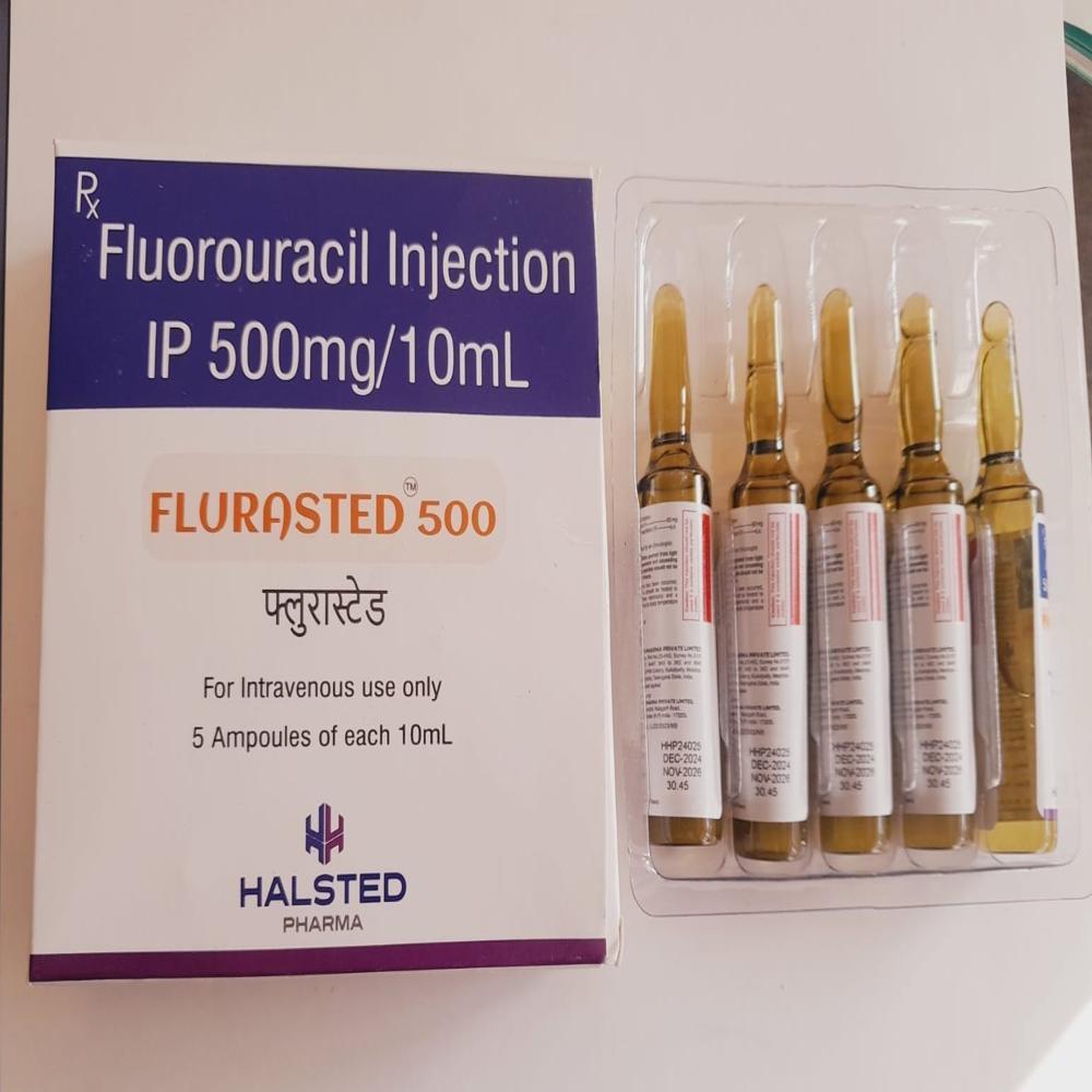 Flurasted 500 Injection, Fluorouracil Anti-Cancer Oncology Injection