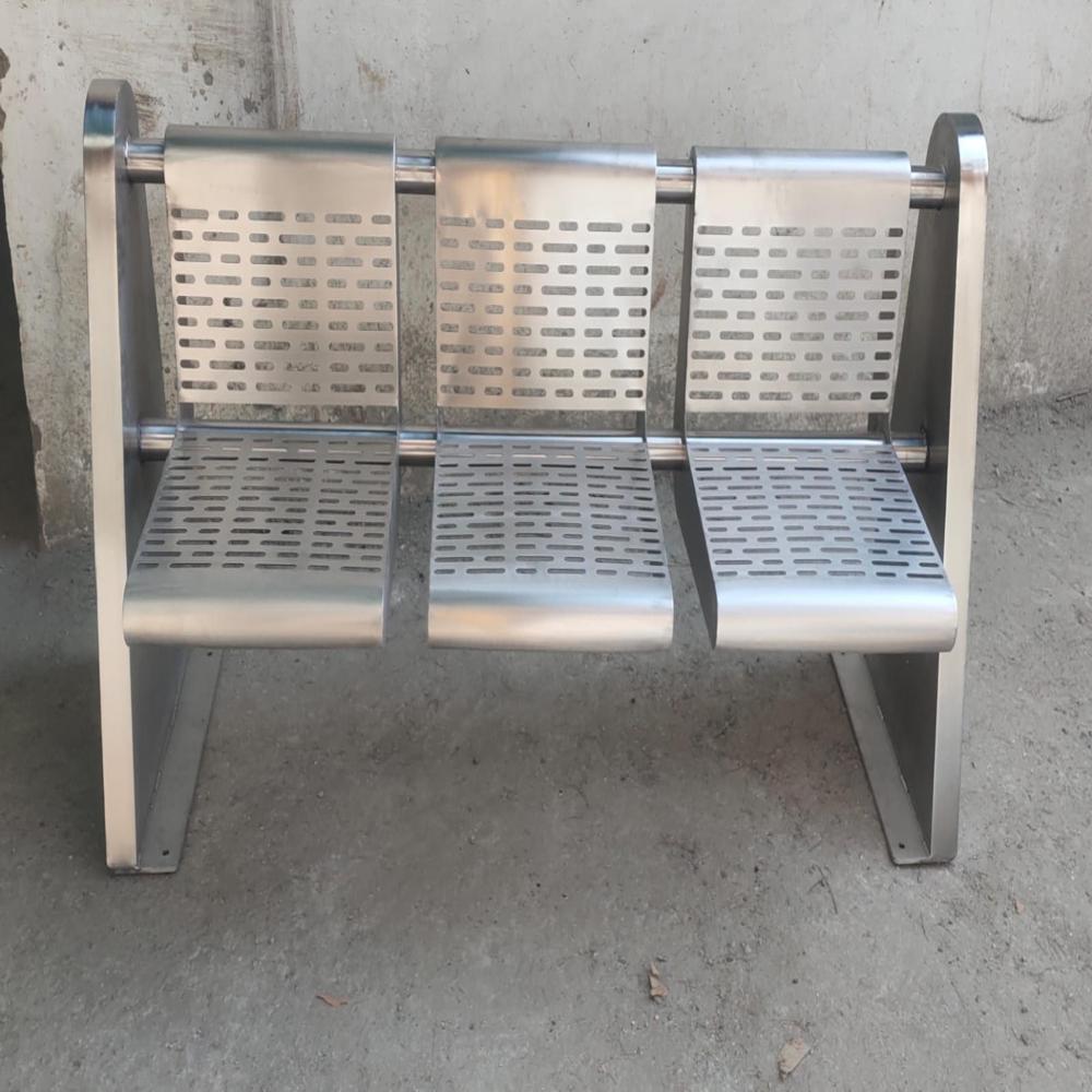 Public Sitting Perforated 3Seater Bench 