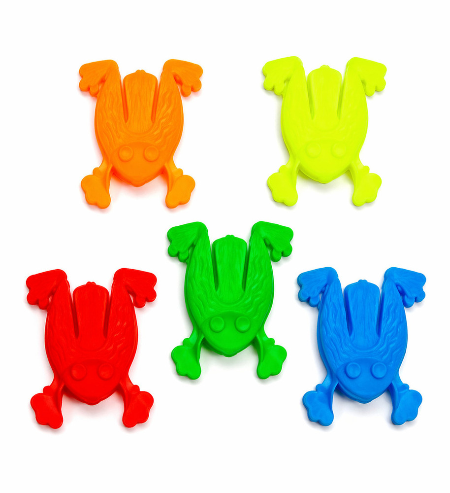 Promotional Jumping Frog Toy - Color: Green With Red And Yellow Details