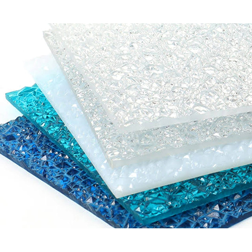 Polycarbonate Solid Diamond Sheet - Color: Multicolor