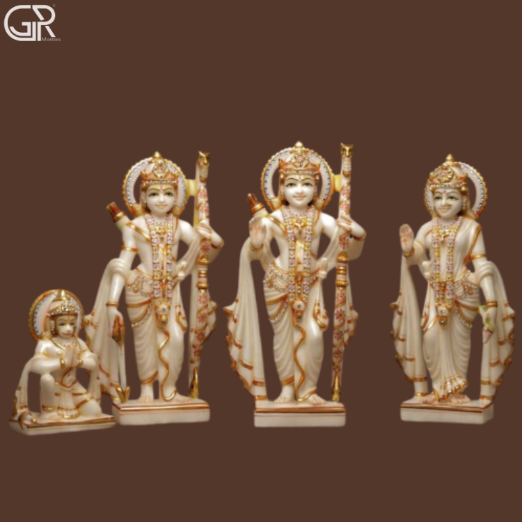 Marble Ram Darbar Murti