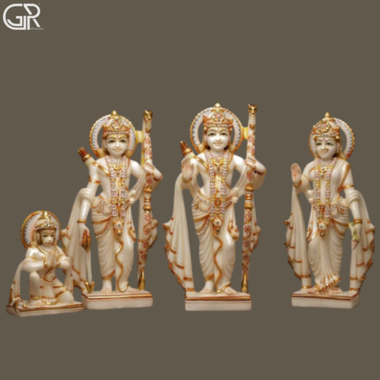 Marble Ram Darbar Murti