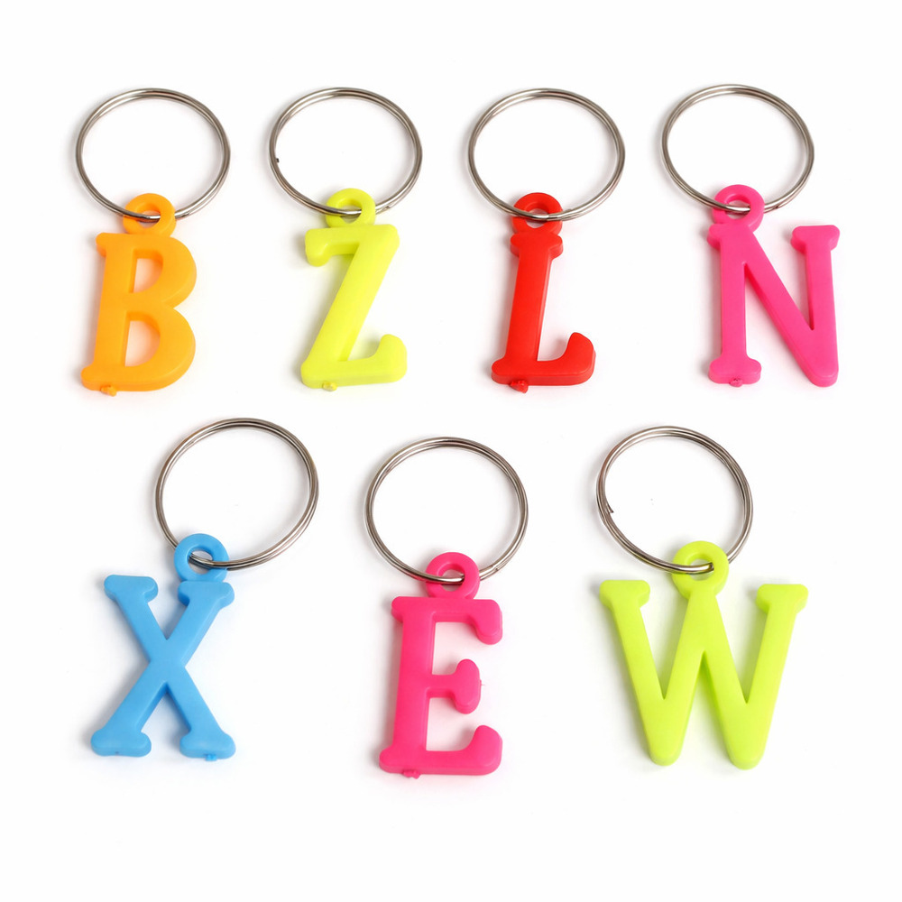 Plastic A to Z Keychain Toy