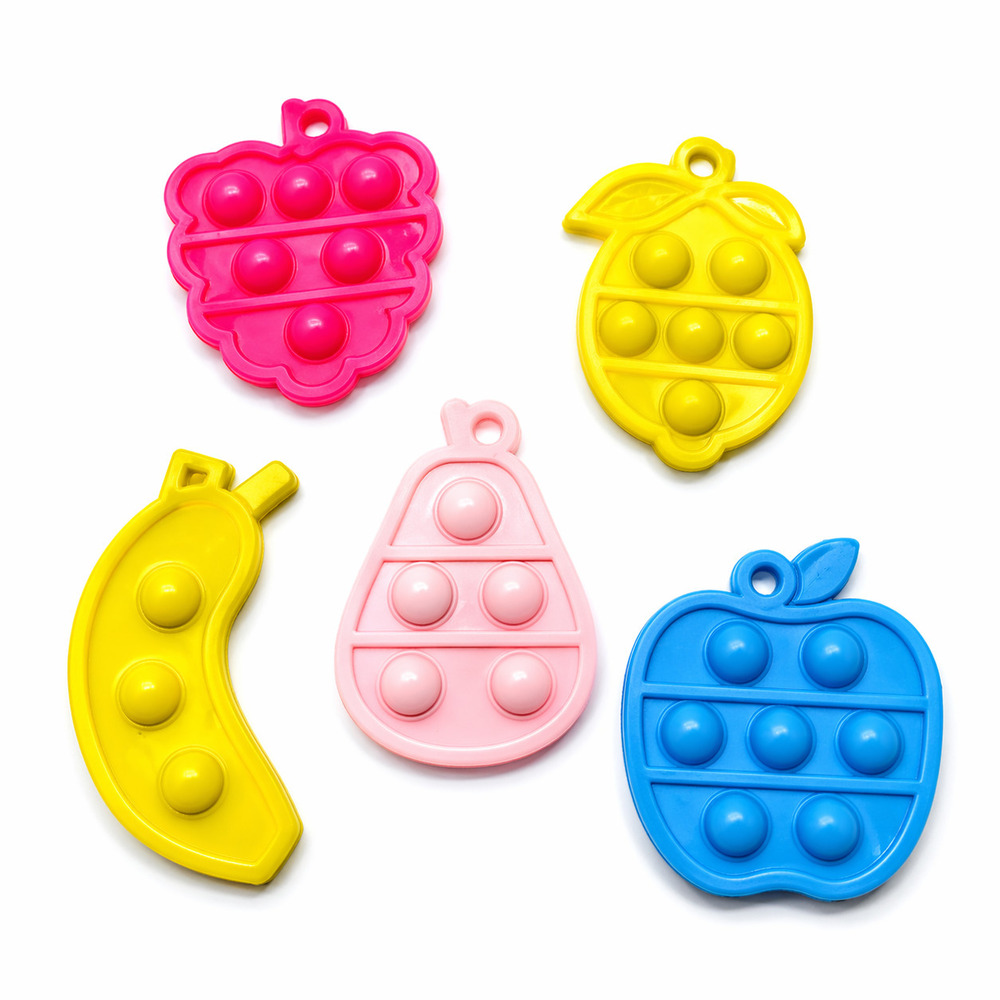 Plastic Fruit Popit Toy