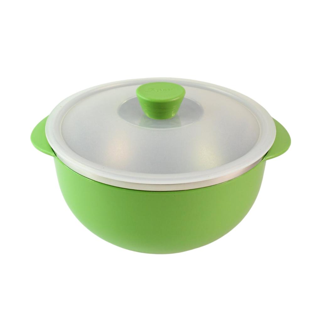 Apex 2200ml Microwave Safe Plastic Serving Bowl with Lid (1 Pc)