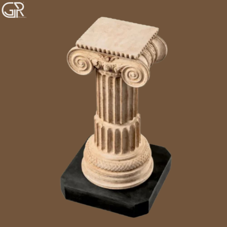 Beige Sandstone Pedestal