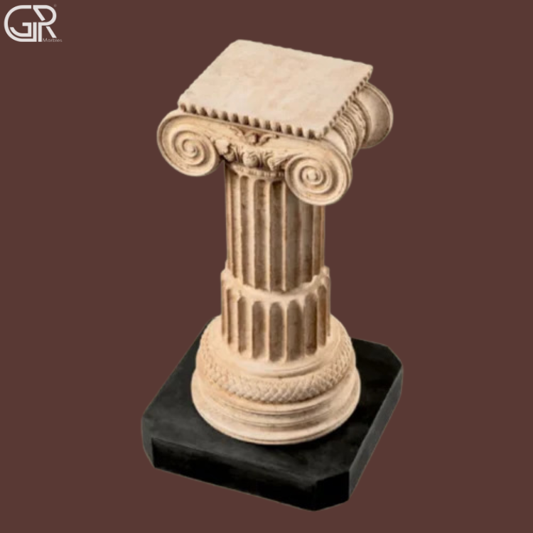 Beige Sandstone Pedestal