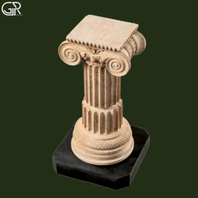 Beige Sandstone Pedestal