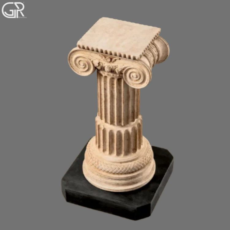 Beige Sandstone Pedestal