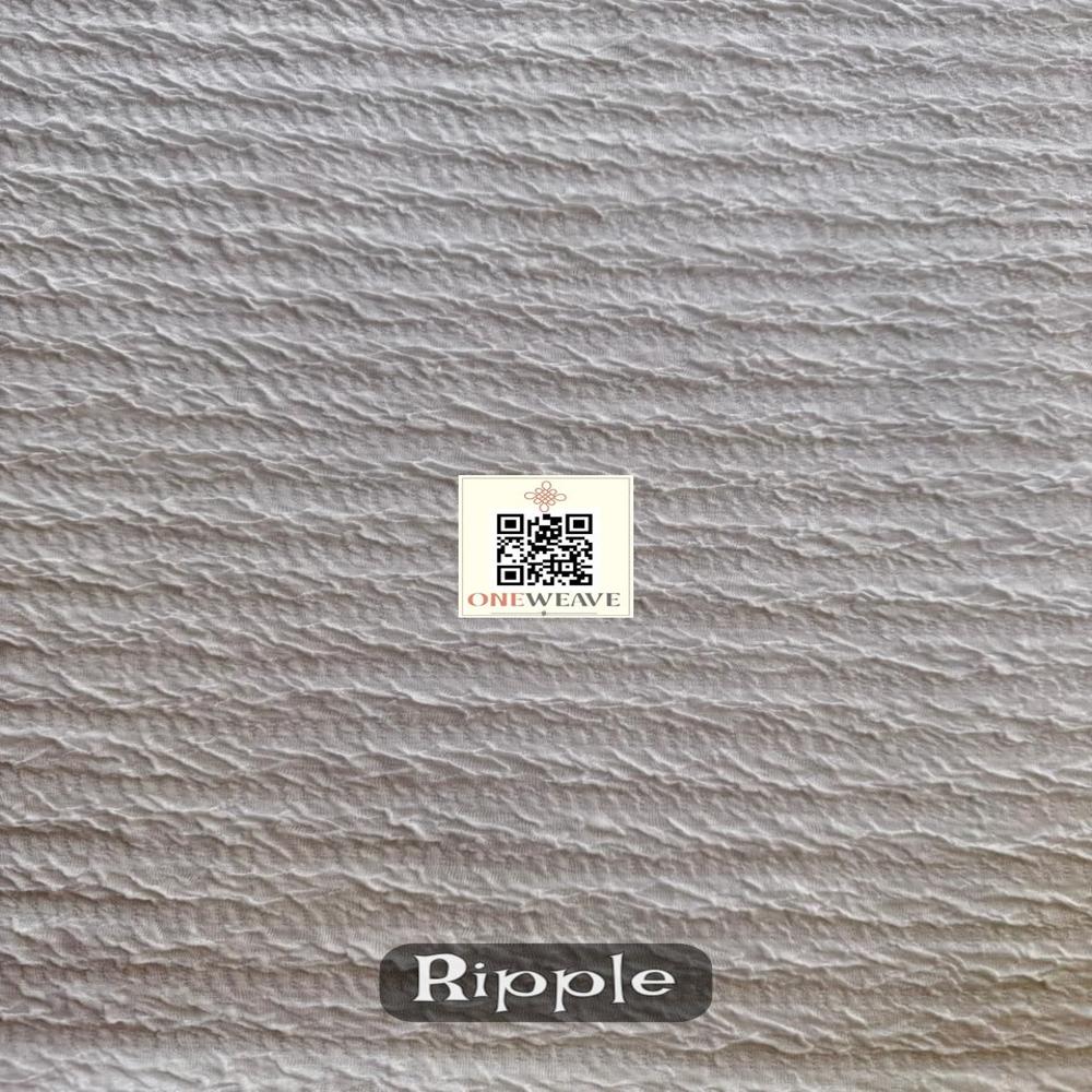 Ripple Polyester Lycra Fabric