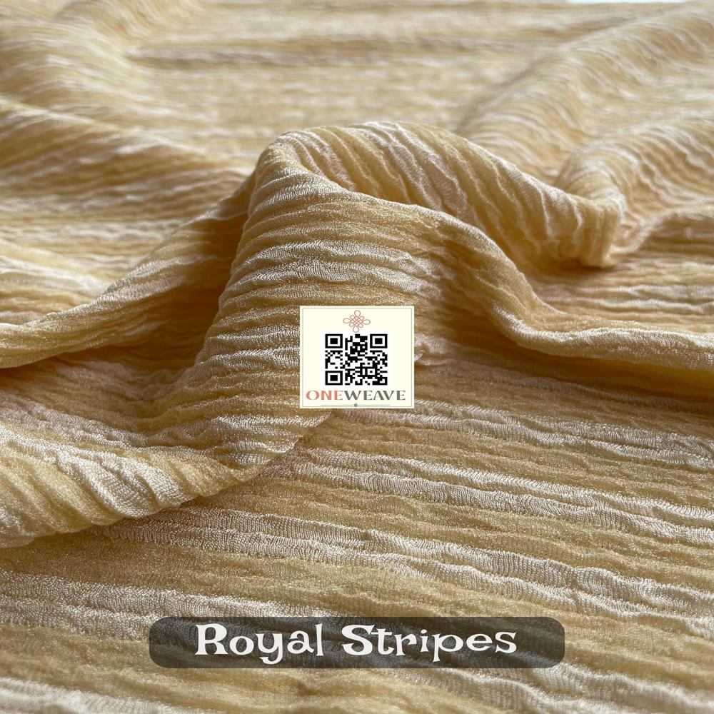ROYALSTRIPES POLYESTERR LLYCRA FABRIC