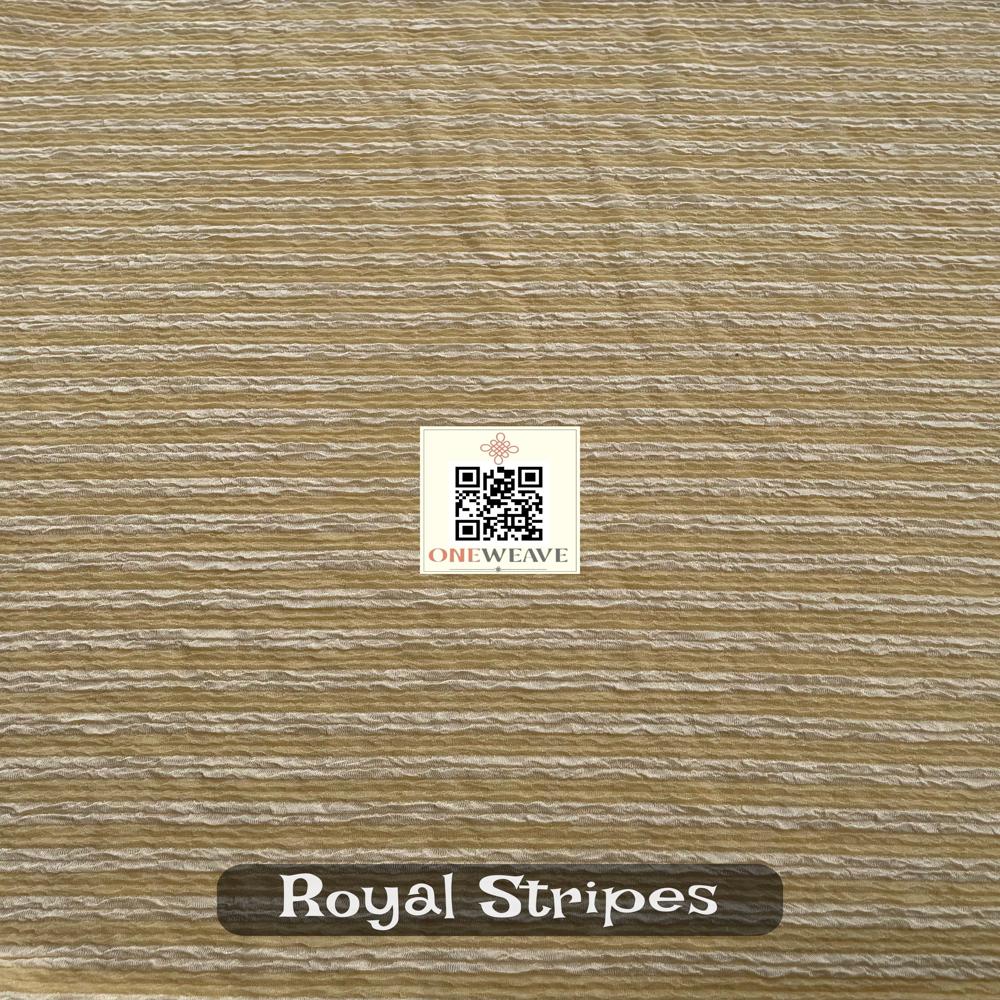 ROYALSTRIPES POLYESTERR LLYCRA FABRIC
