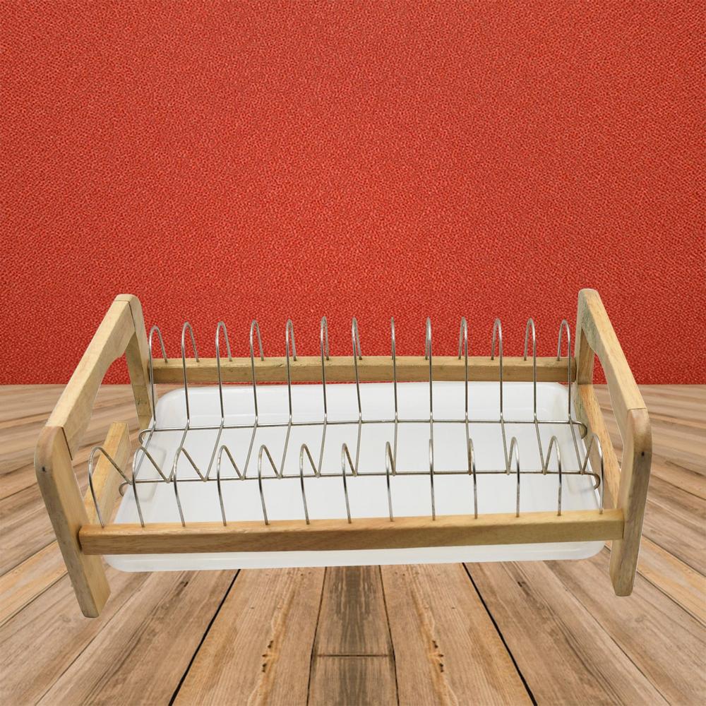 Stainless Steel Drain Bowl Storage Rack Holder Plate Dish Cutlery Cup Rack With Tray Kitchen Shelf Stand - Color: Mix