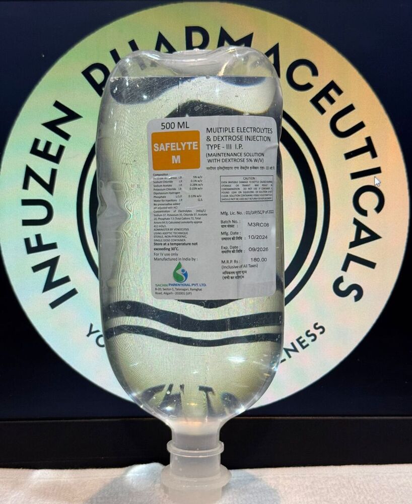 500ML Multiple Electrolytes And Dextrose Injection Type-III I.P