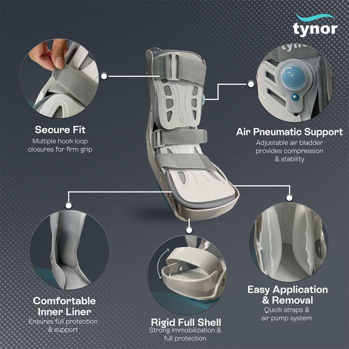 Tynor Pro Air Walker Boot, Short Small