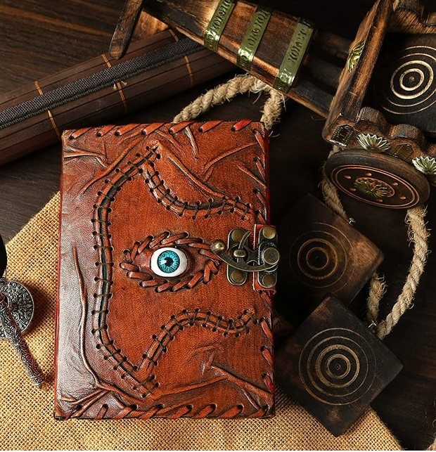 Stone Leather Journal - Thickness: 1.5 Cm (Approx)