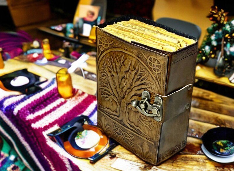 Tree Design Leather Journal