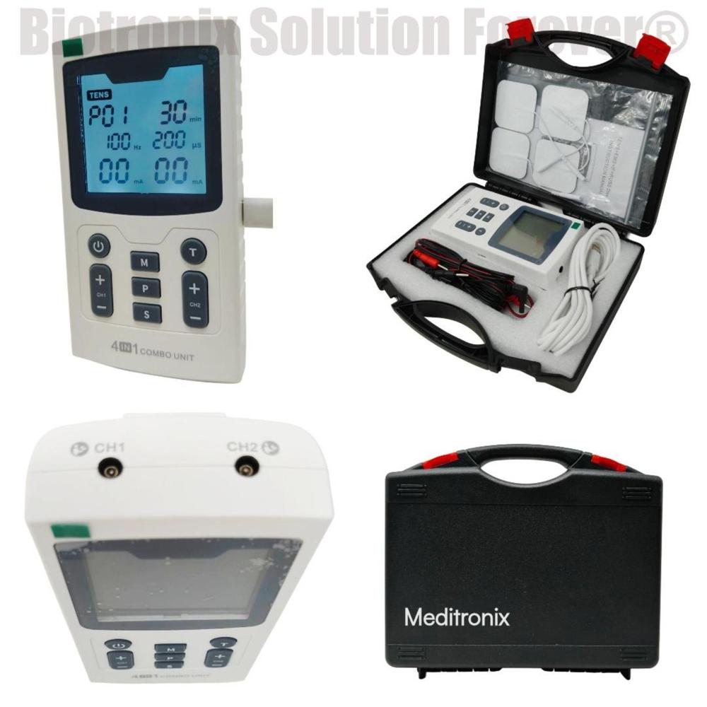 Clinical 4 in 1 Electrotherapy Device for Pain Management & Muscle Recovery