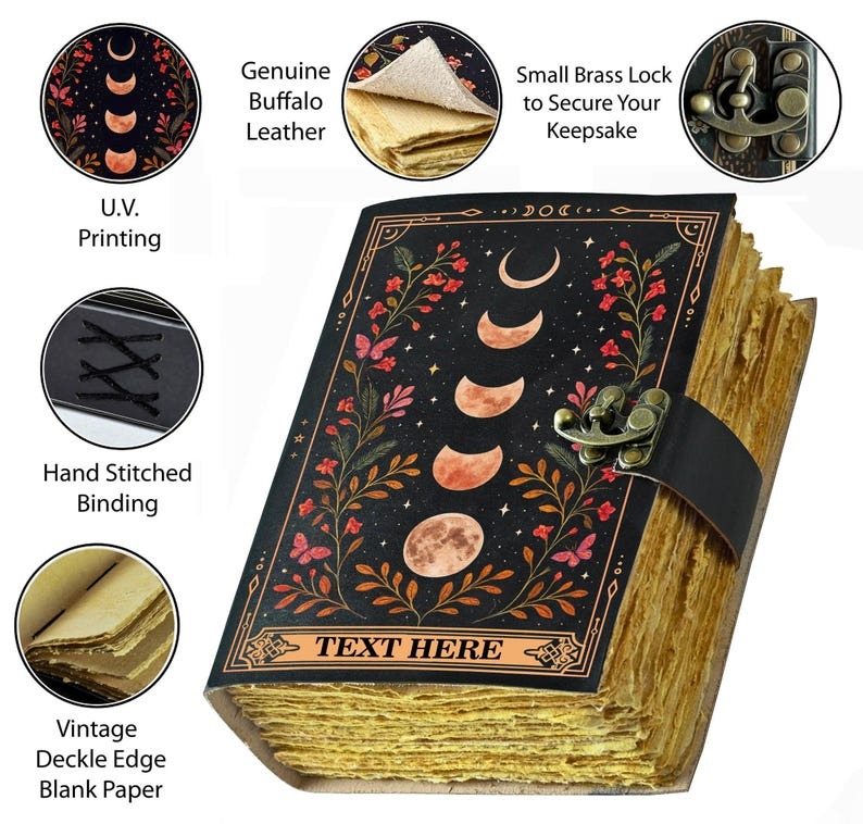 UV Printed Leather Journal