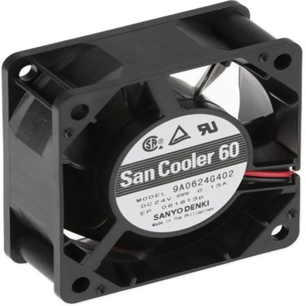 SANACE 9A0624G402 24V DC 0.13A 6025mm Ball Bearing Industrial Inverter Axial Cooling Fan