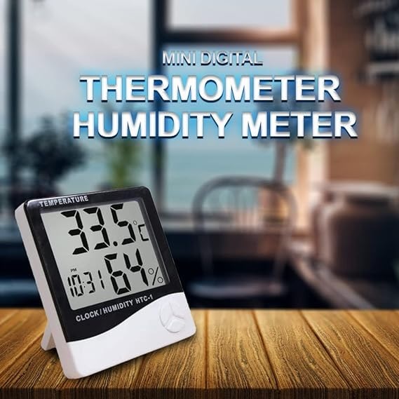 True Sense Digital Temperature And Humidity Meter Thermo Hygrometer, HTC-1