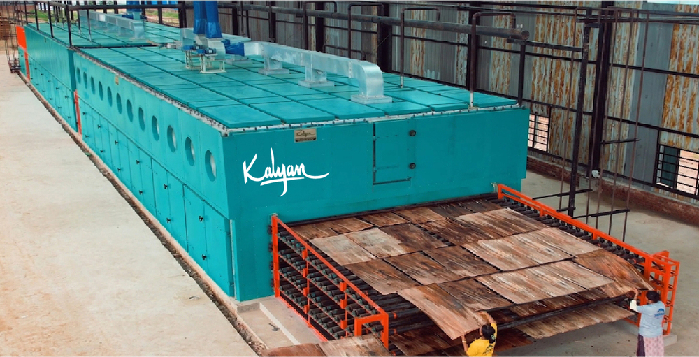 VENEER DRYER 24 SECTION 4 DECKS (15') (With Alternate Heating Zones)